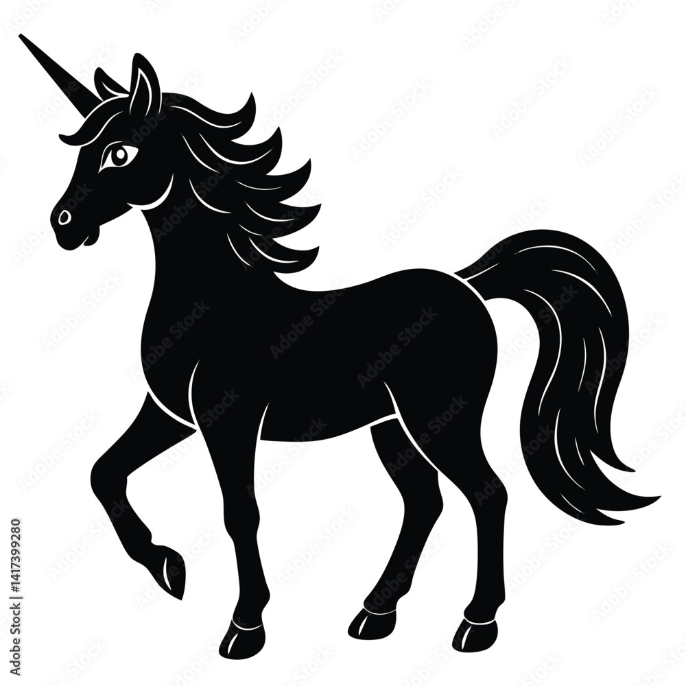 unicorn vector sihouette unicorn vector sihouette