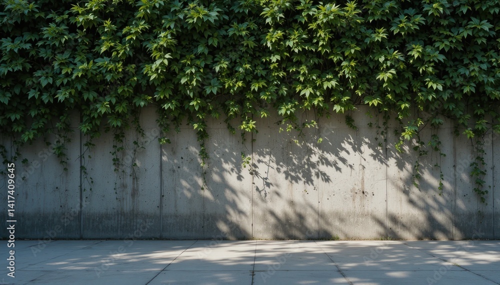 custom made wallpaper toronto digitalLush green ivy climbing wall urban environment nature photography natural light close-up viewpoint serenity in concrete jungle