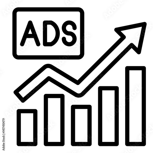 Advertising Impact  Icon Element For Design	