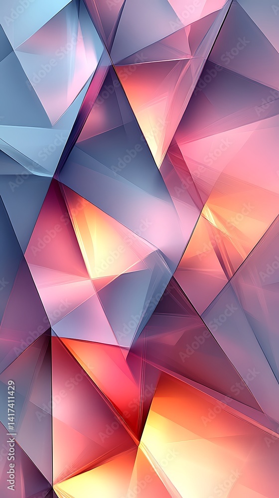 Obraz premium a colorful abstract background with triangles