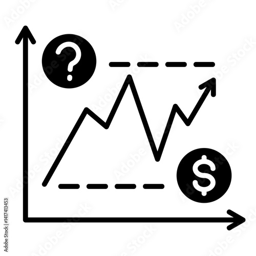 Demand Forecasting  Icon Element For Design	