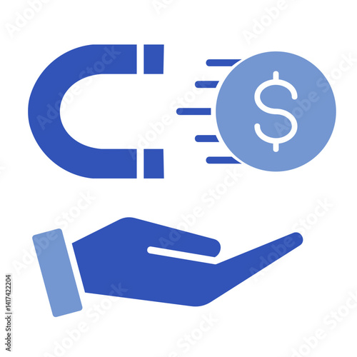 Demand Generation  Icon Element For Design	