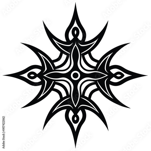 Abstract Tribal Cultural Symbol