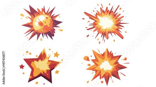 Red giant star burning with intensity, a massive celestial body in deep space, representing cosmic anger, stellar evolution, and the power of the universe in a vibrant, fiery explosion of red