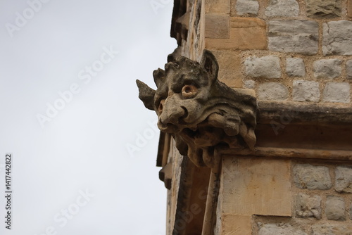 Tower of London - detail, gargoyle, London, England