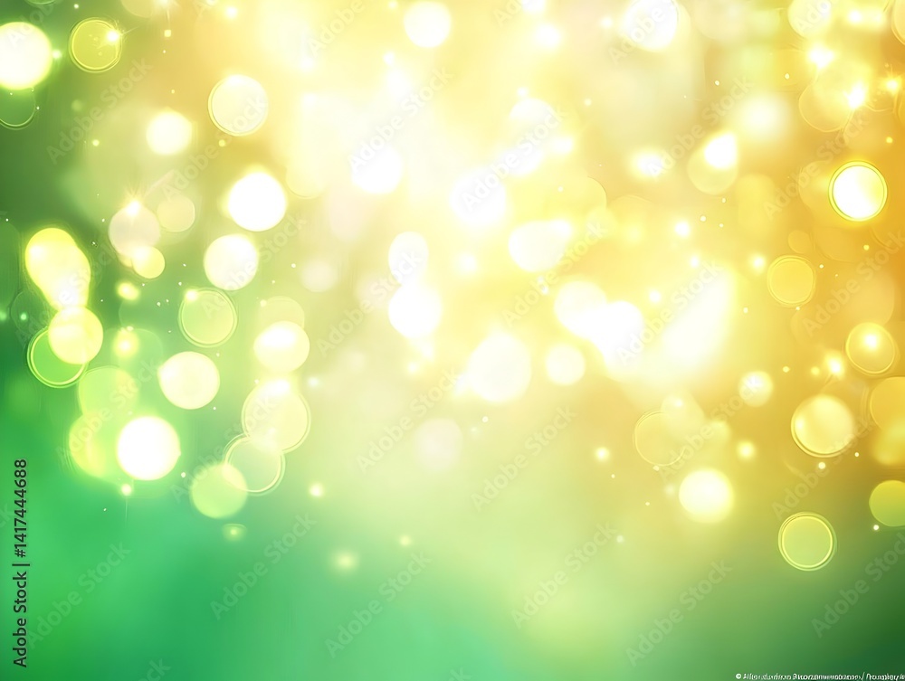 Photo of Green and Yellow Bokeh Light Background Photo of Green and Yellow Bokeh Light Background