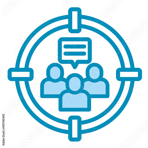 Focus Groups  Icon Element For Design	
