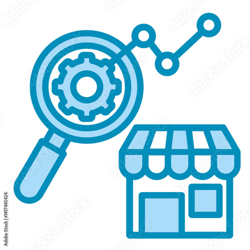 Market Testing  Icon Element For Design	