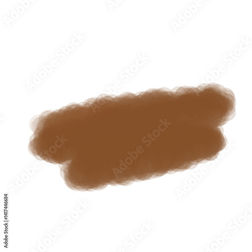 chocolate cake isolated on white