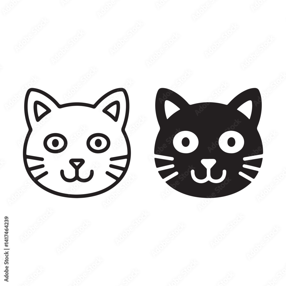 Versatile icon design collection for social media and websites