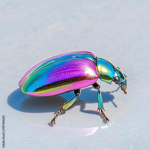 Colorful Beetle Close-up (1)
