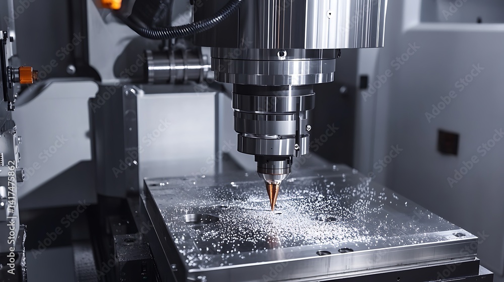 Automated metalworking process: Precision milling and shaping with advanced machinery Automated metalworking process: Precision milling and shaping with advanced machinery