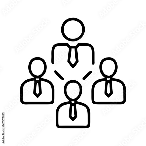 Teamwork collaboration business people management leadership hierarchy organization structure network