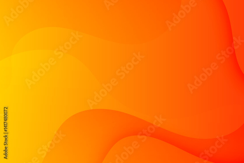abstract background with orange waves