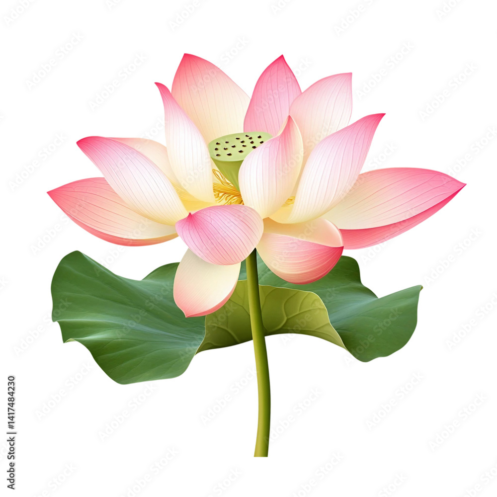 la lotus flower isolated on white. la lotus flower isolated on white.