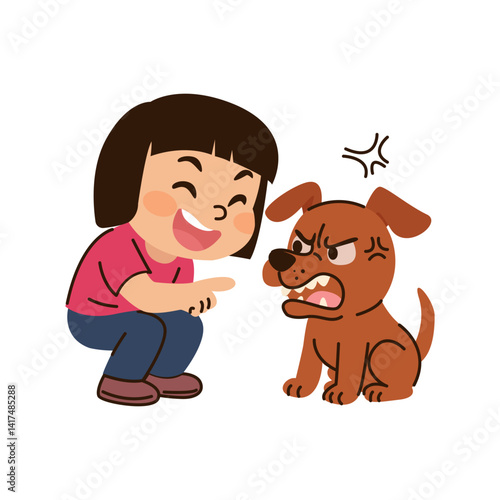 rabies disease concept. dog and cat bite lick and scratch.