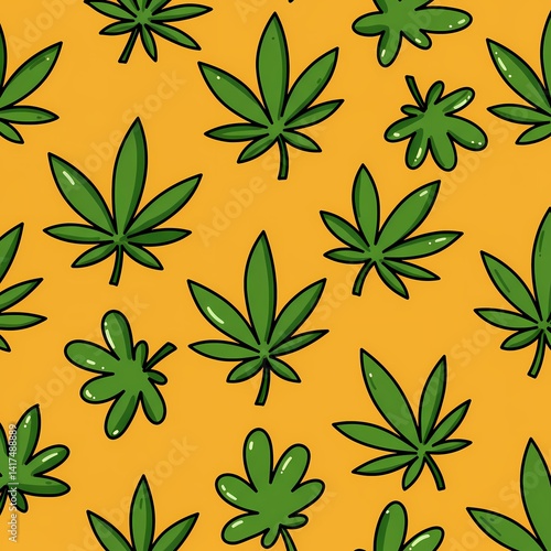 Diverse Cannabis Illustrations: Highlighting Leaf Structure, Bud Formation & Artistic Mediums
