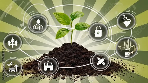 Wallpaper Mural Smart Agriculture: Technological Advancement in Farming Torontodigital.ca