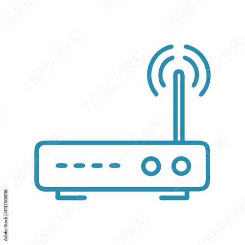 Wi fi router vector