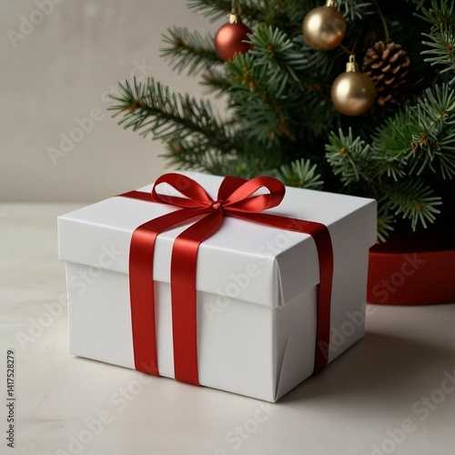 christmas tree with gifts