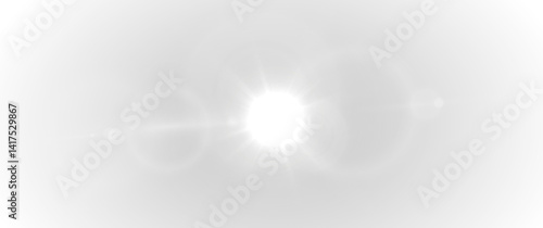 Light Glow png Shine Sunbeam white Rays Sunlight Brightness Transparent Overlay Effect Realistic Illumination Flare Burst Radiance White Light Glow Effect Lens Flare Beams Soft Glow Background Design.