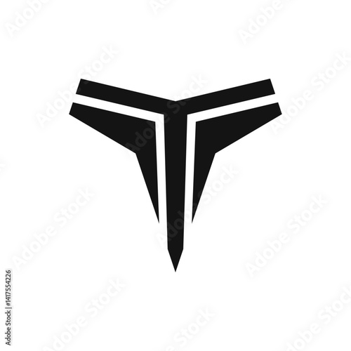 Titan logo design icon vector template