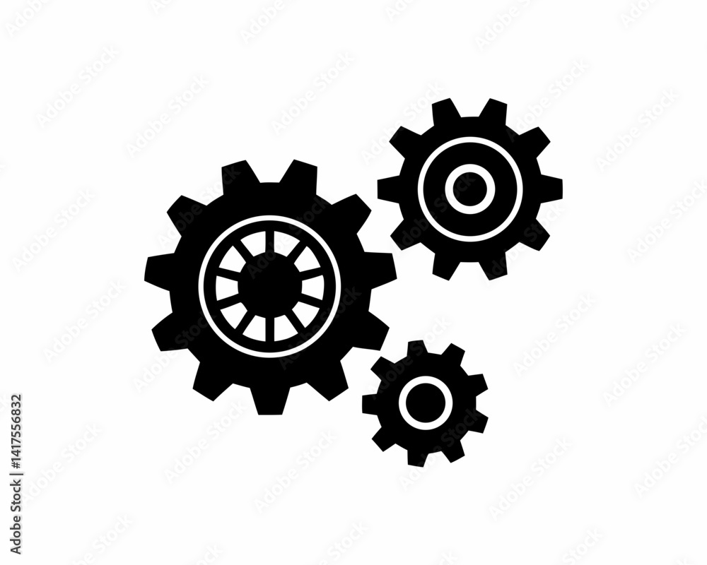 creative details Gear/settings icon Vector Illustration creative details Gear/settings icon Vector Illustration