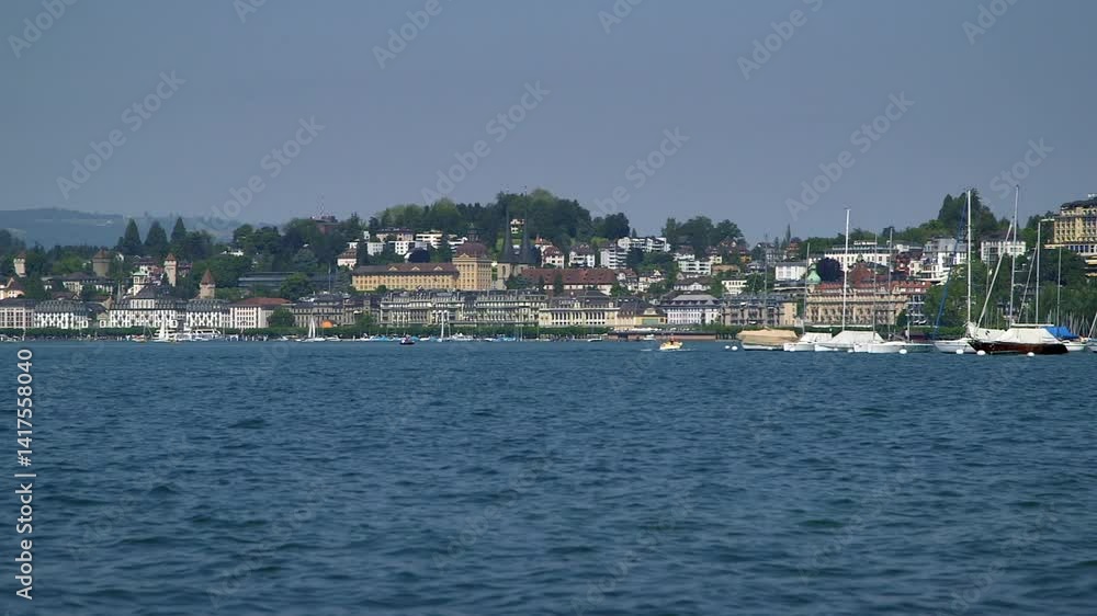 Lake Lucerne, Weggis, Canton Lucerne, Switzerland Lake Lucerne, Weggis, Canton Lucerne, Switzerland