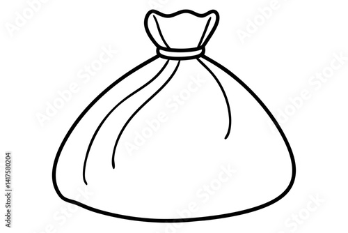 Vacuum Bag Line Art