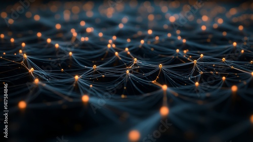 Dynamic network connections in a virtual environment an abstract visualization
