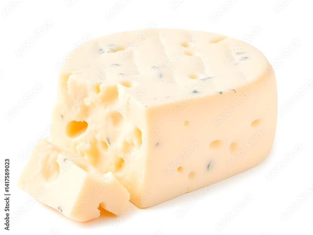 Close-Up of Swiss Cheese Slices with Holes Isolated on White Background – High-Resolution Stock Photo Close-Up of Swiss Cheese Slices with Holes Isolated on White Background – High-Resolution Stock Photo