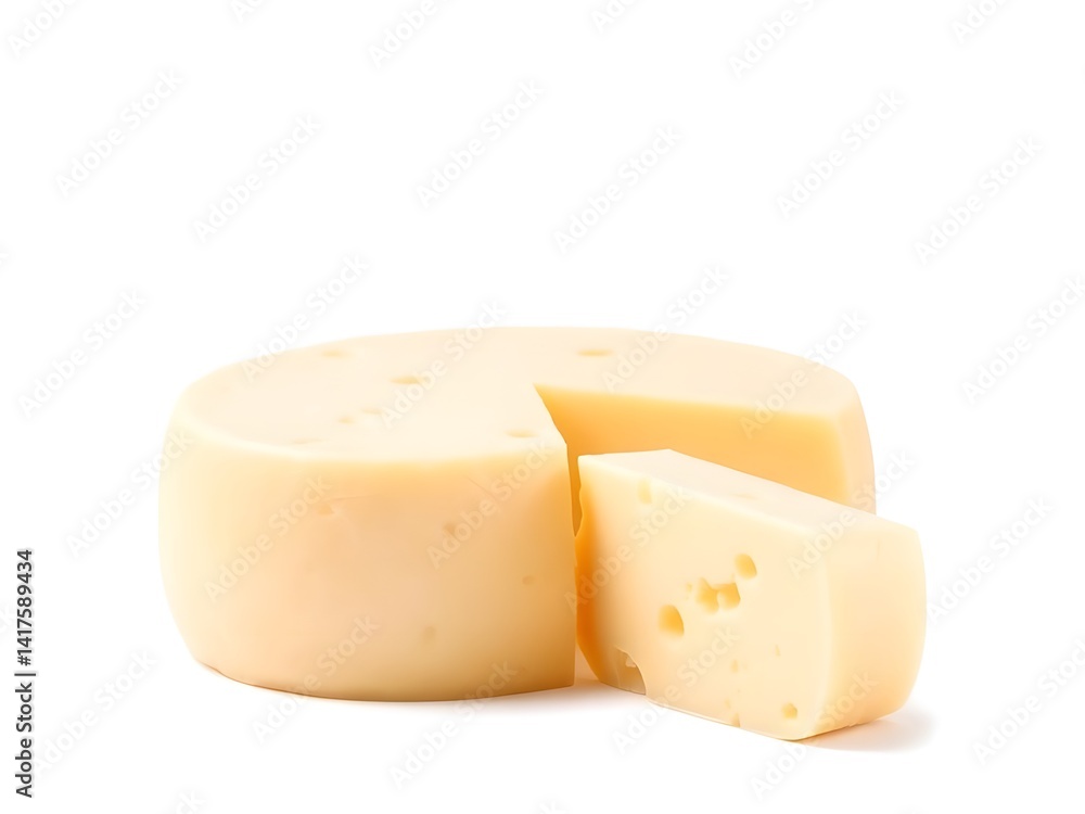 Close-Up of Swiss Cheese Slices with Holes Isolated on White Background – High-Resolution Stock Photo Close-Up of Swiss Cheese Slices with Holes Isolated on White Background – High-Resolution Stock Photo