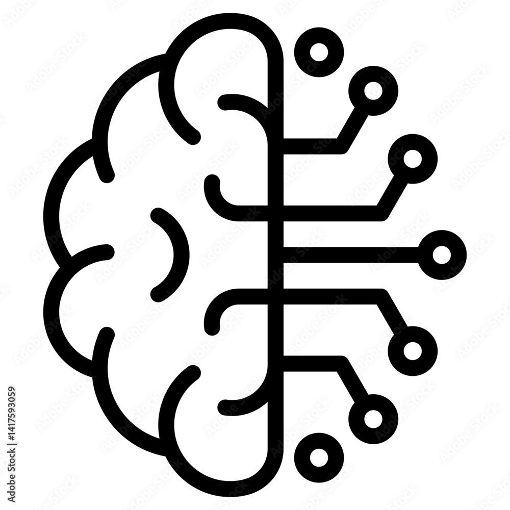 Artificial Intelligence Icon Artificial Intelligence Icon