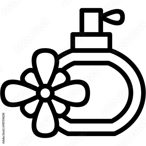 Parfume vector icon illustration concept
