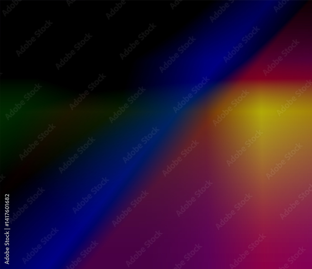 Naklejka premium dark blue to red gradient with translucent shapes and glitter shiny grainy gradient abstract blurred matte bright gray simple background