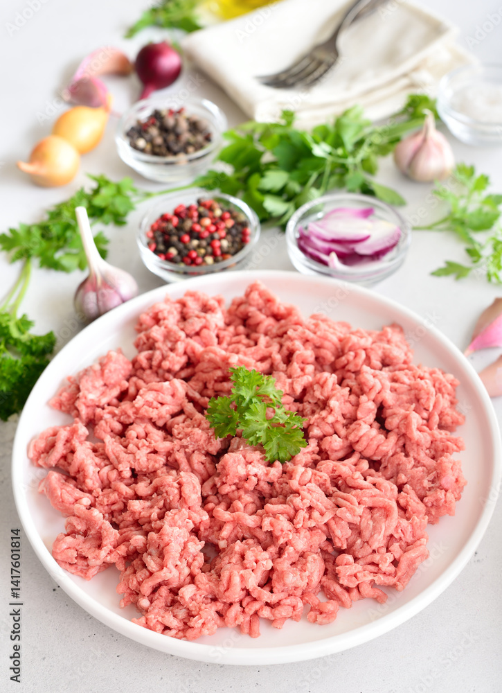 Raw beef minced meat Raw beef minced meat