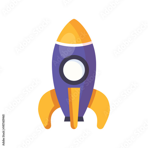 space rocket vector illustration