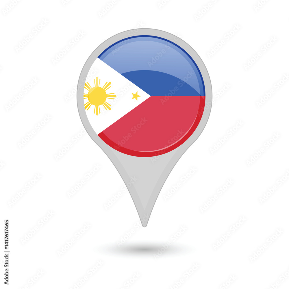 Philippines Pin on the Map Philippines Pin on the Map