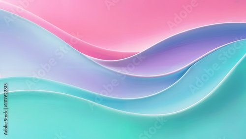 Soft abstract color transitions in elegant gradient waves. Clean and modern aesthetic for professional use.