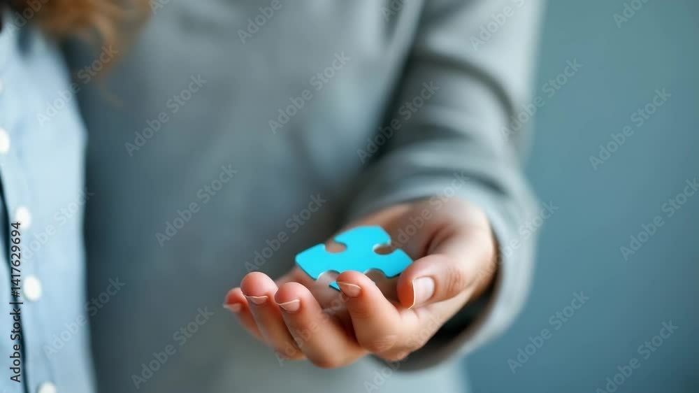 Child’s hand gripping a puzzle piece with thumb and two fingers, parent’s hand open with fingers curved to receive it. Child’s hand gripping a puzzle piece with thumb and two fingers, parent’s hand open with fingers curved to receive it.