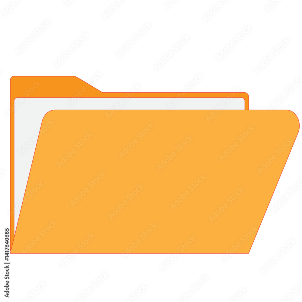 file folder with document file folder with document