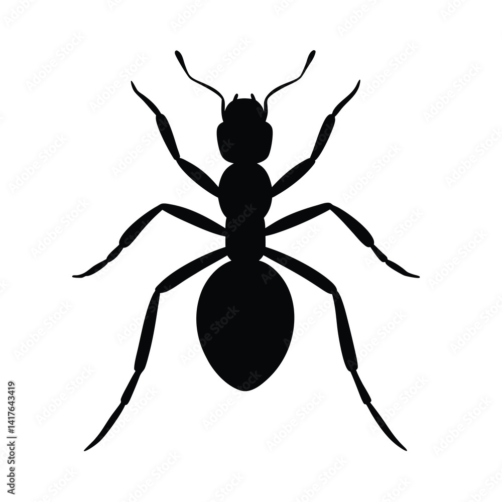 Ant silhouette Silhouette vector bundle illustration, Set of Ant silhouette Silhouette Ant silhouette Silhouette vector bundle illustration, Set of Ant silhouette Silhouette