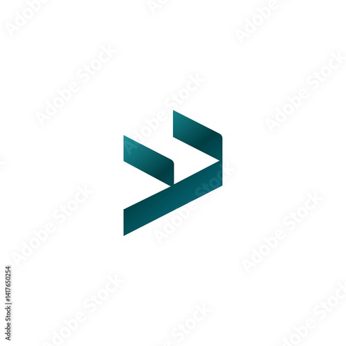 Arrow gradient vector logo template design