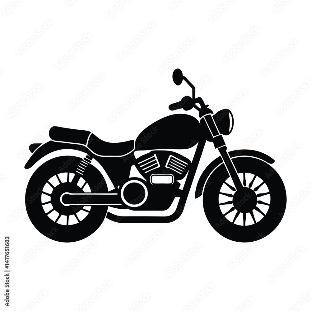 Obraz premium motorcycle isolated on white background