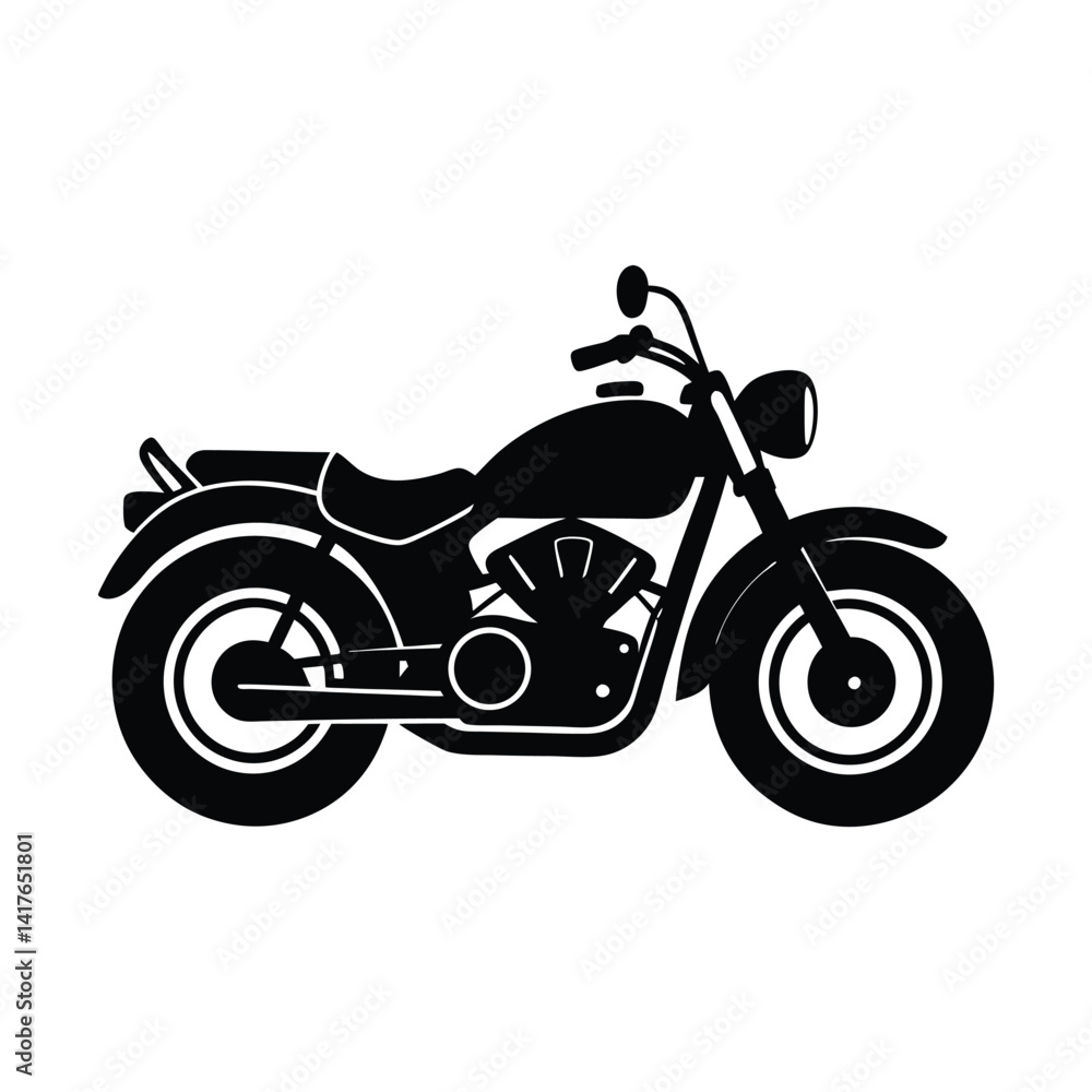 Obraz premium motorcycle isolated on white background