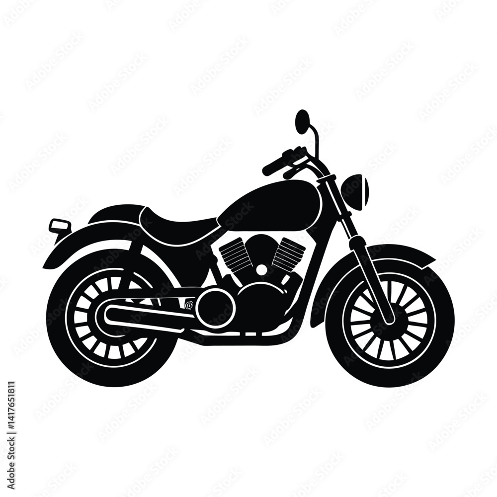 Obraz premium motorcycle isolated on white background