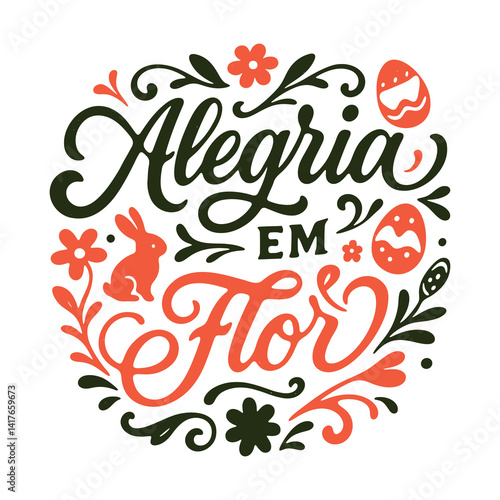 Letras Feliz Páscoa em Português Brasileiro	