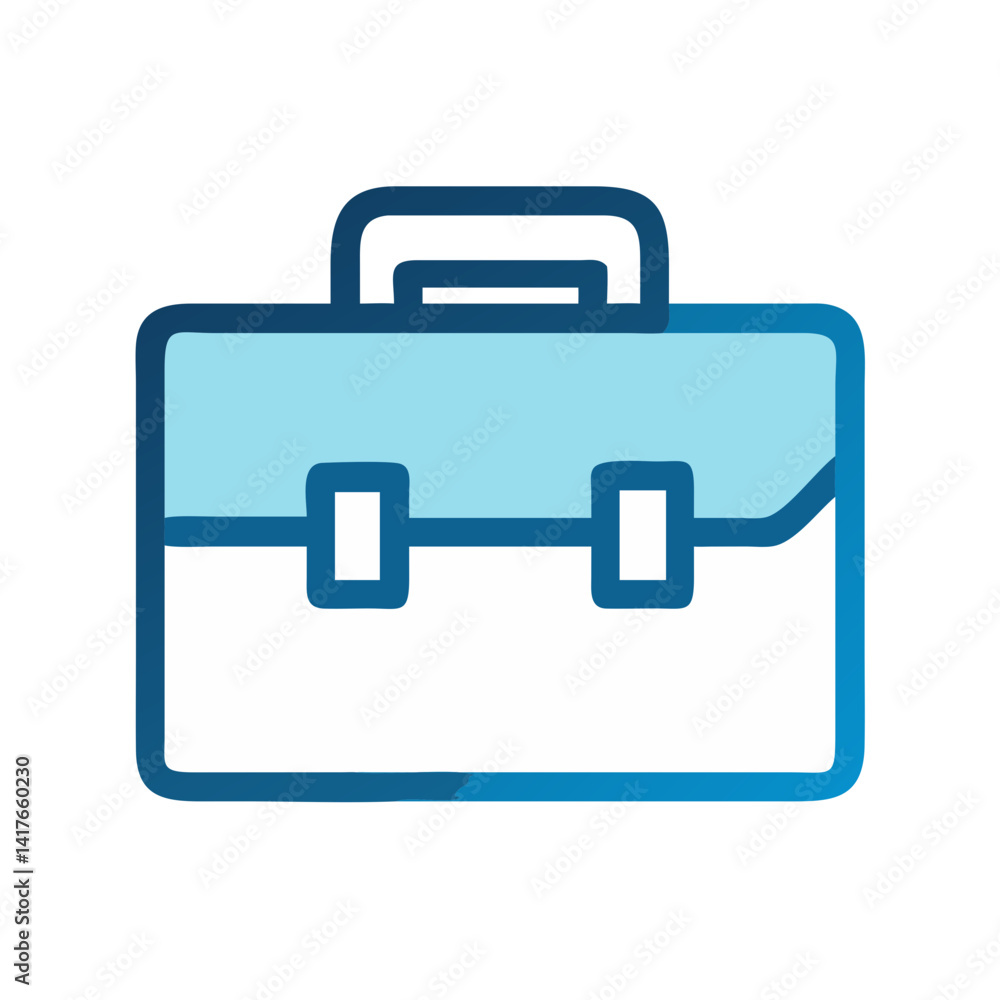 Briefcase Icon Representing Business Tool and Professional Work Essentials Briefcase Icon Representing Business Tool and Professional Work Essentials
