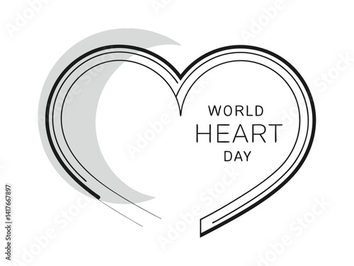 Colorful Line Art Illustration of a Human Heart, A stylized, line-art illustration of a human heart set against a backdrop of pastel-colored, abstract shapes.
