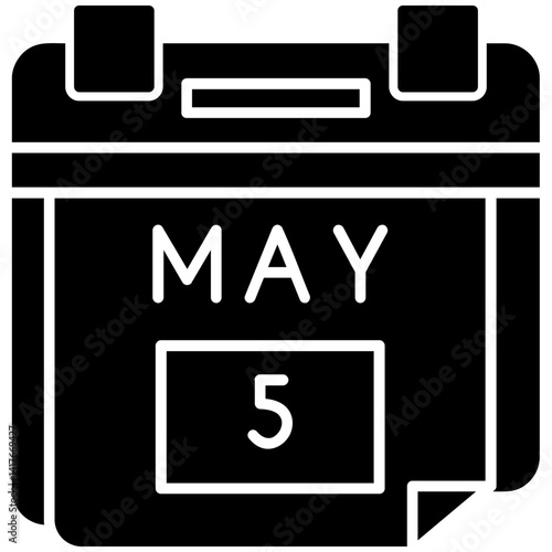 5th May Date Icon